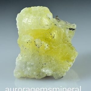 Yellow Brucite on Matrix, A++ Quality, Top Grade, Large Size | Bright Lustrous Crystal, Interesting Mineral Specimen