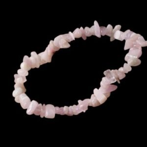 Rose Quartz Chip Bracelet